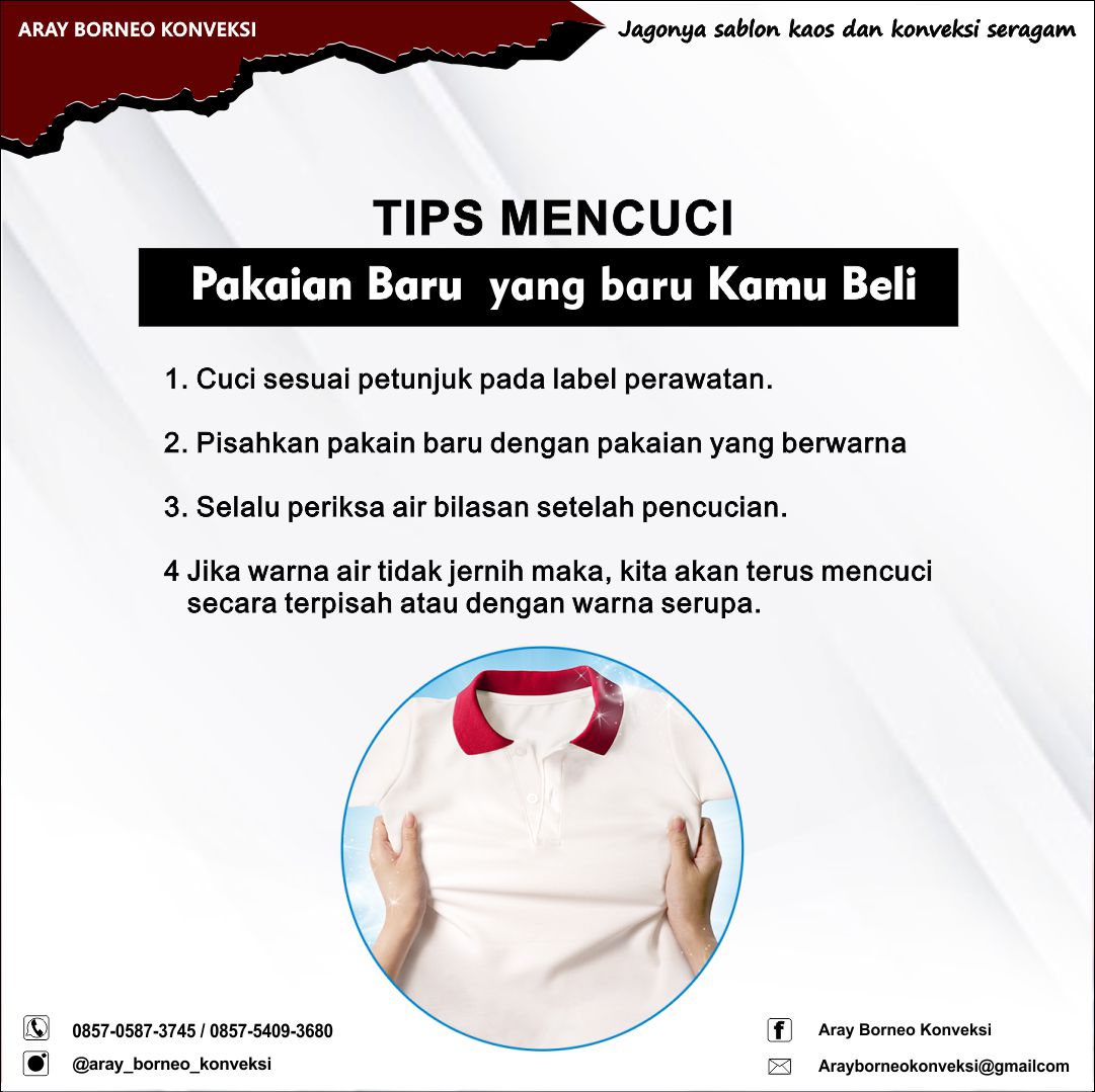 TIPS MENCUCI BAJU